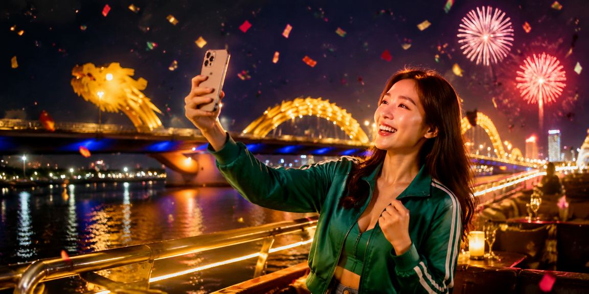 Fan bóng đá Đà Nẵng theo dõi kèo cá cược tại chợ đêm với điện thoại p4g