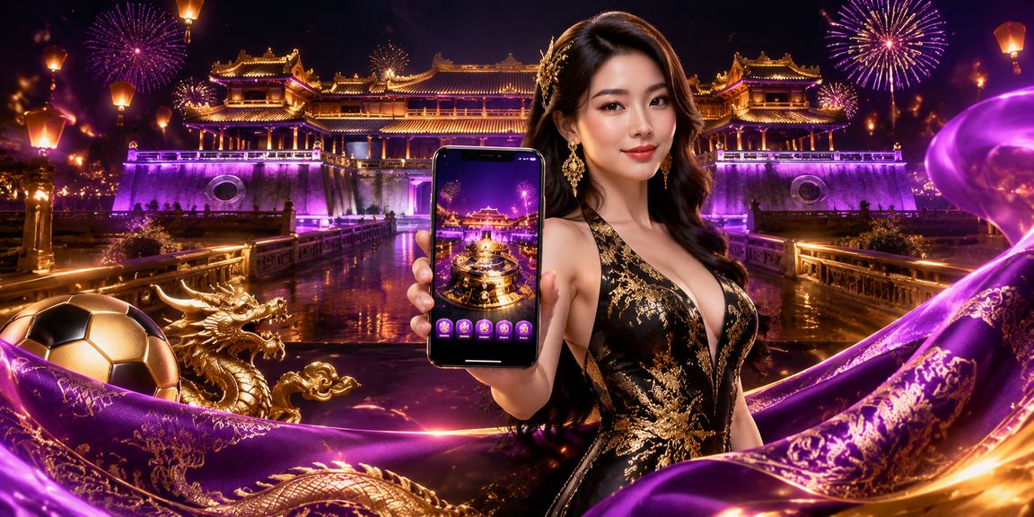 Người dùng Huế mặc áo dài sử dụng ứng dụng casino di động an toàn trên điện thoại
