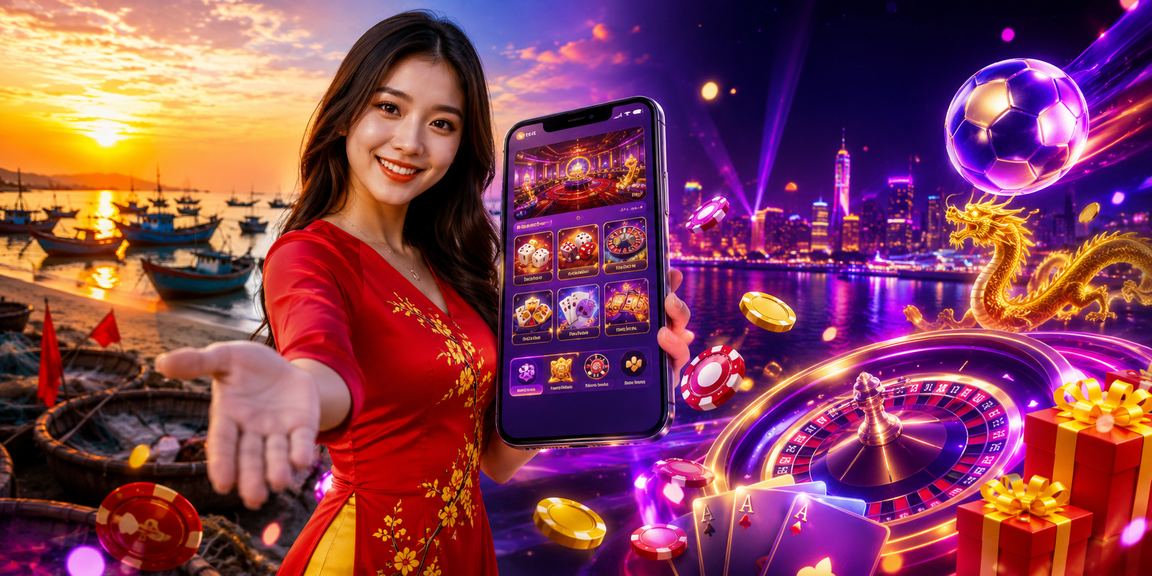 Người dùng Mũi Né trải nghiệm casino và xổ số trên điện thoại tại bãi biển